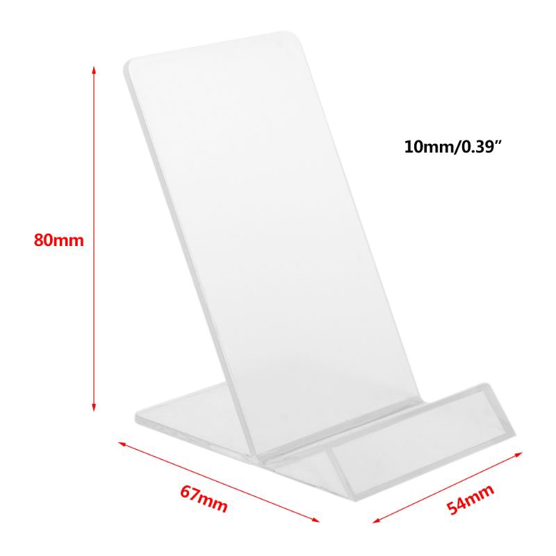 Wili❃ Phone Universal Holder Tray Dasktop Acrylic Display Stand Mount Bracket Cradle Home Office for iPhone Samsung Huawei Kindle | BigBuy360 - bigbuy360.vn