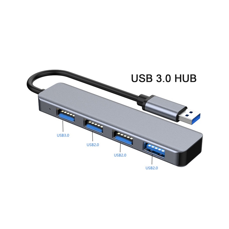 Bộ Chia 4 Cổng USB 1x3 0 + 3x2 0 Chất Lượng Cao