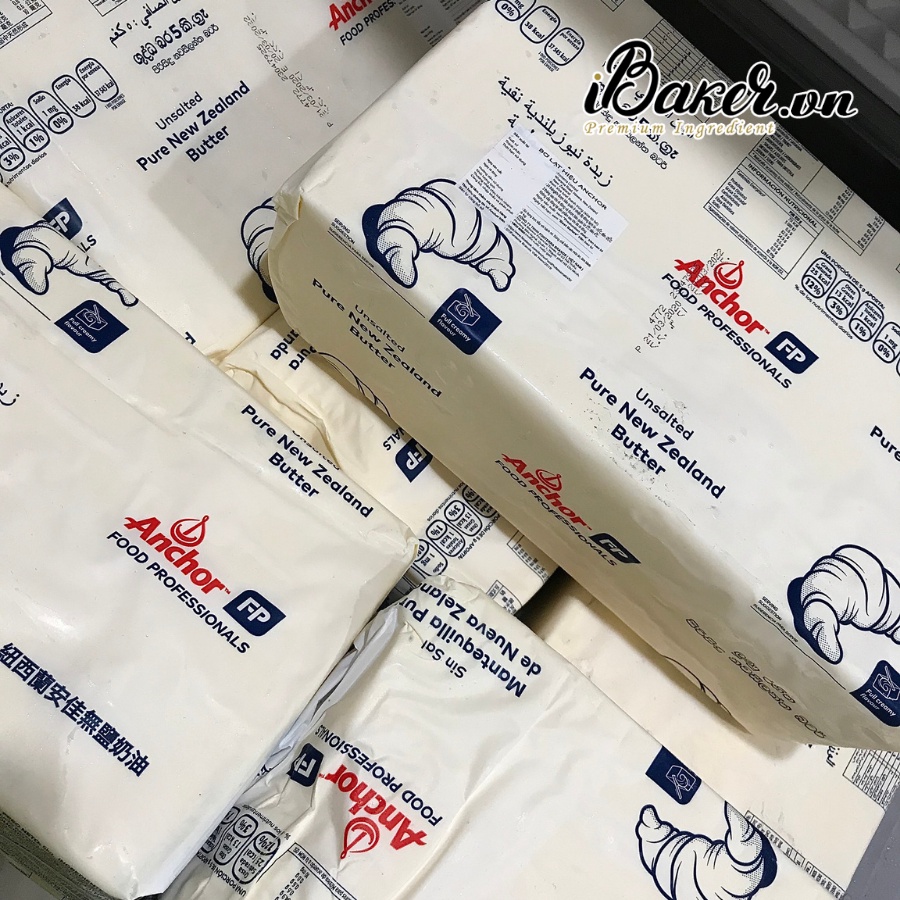 [500gr] Bơ lạt Anchor, bơ nhạt, bơ làm bánh (Date mới)