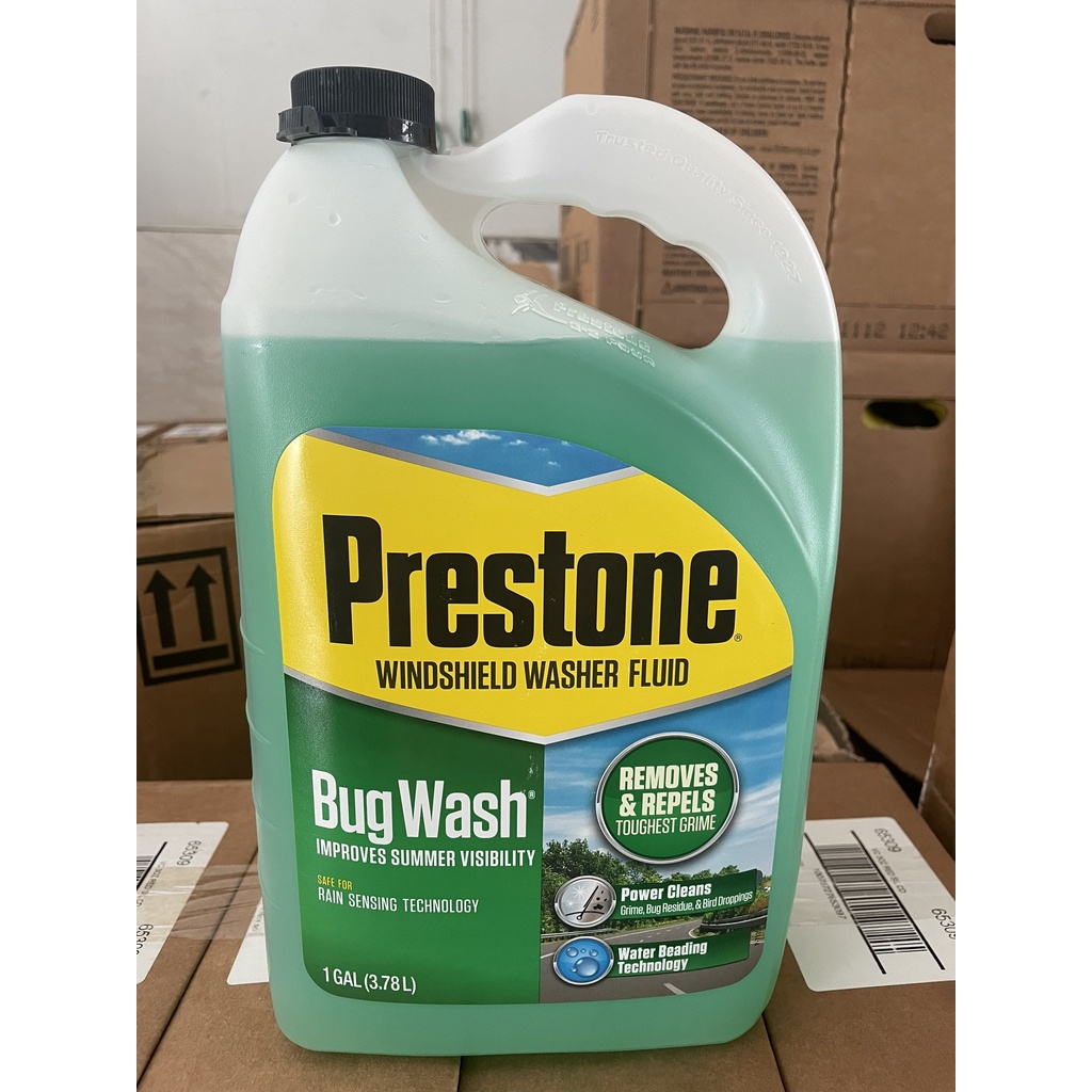Nước Rửa Kính Ô Tô Prestone Bug Wash 3,78 lít