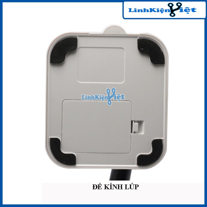Kính Lúp Đa Năng Tay Kẹp Có Đèn 16129DC 90mm