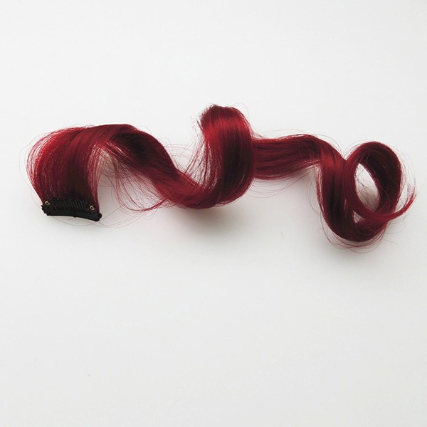 SSH 1PC Colorful Synthetic Hair Clip In Extension Women's Beauty Curly Hair Piece Wigs