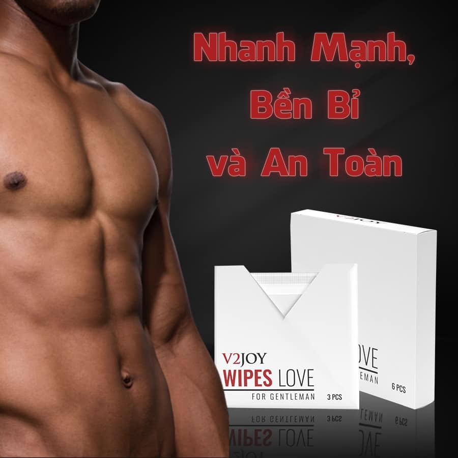 V2JOY Khăn lau nam giới kéo dài cuộc yêu.