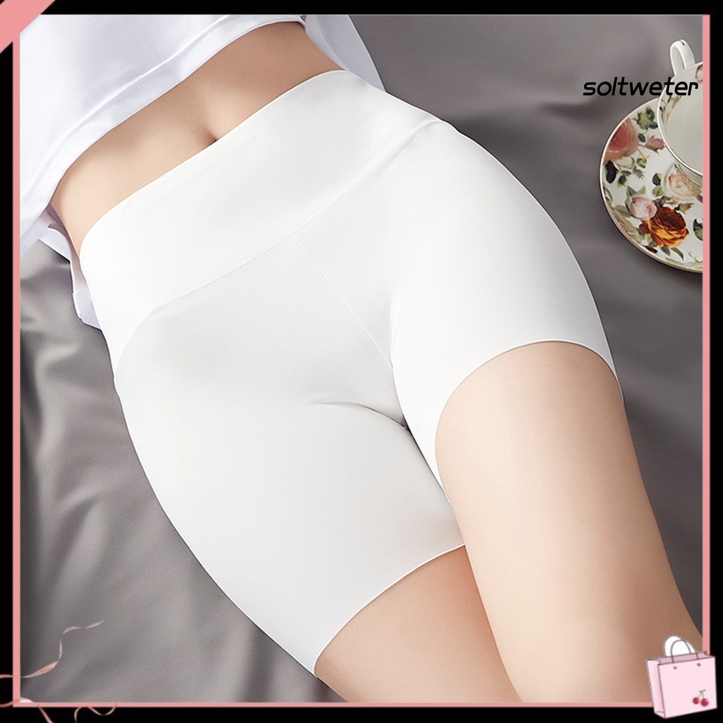 Quần lót ôm sát không đường may lưng cao co giãn thoáng khí thời trang mùa hè cho nữ