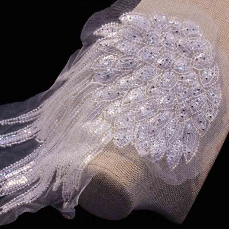 Miếng Đệm Vai Tua Rua Đính Đá Dùng Hóa Trang Sân Khấu