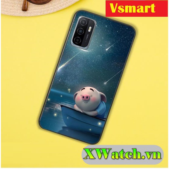 Ốp lưng dẻo TPU Vsmart Joy 3 Vsmart Active 3 Vsmart Star 3 Vsmart Star 4 Vsmart Live 4 in hình Heo P4