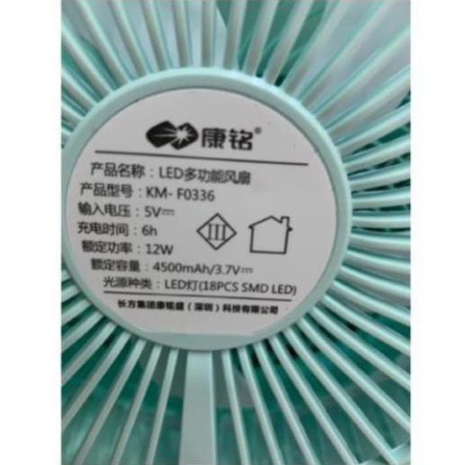 QUẠT TÍCH ĐIỆN CÓ ĐÈN LED CAO CẤP F0366 [giá sỉ] [100% chính hãng]