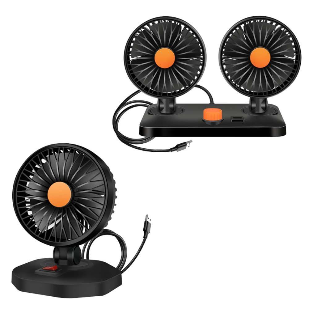 Quạt Điều Hòa Làm Mát Đa Năng Sạc USB 12V 24V VANES1 Cho Xe Hơi / Nhà Cửa