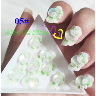 Hoa nỗi 4D đính móng 2 cái/23k