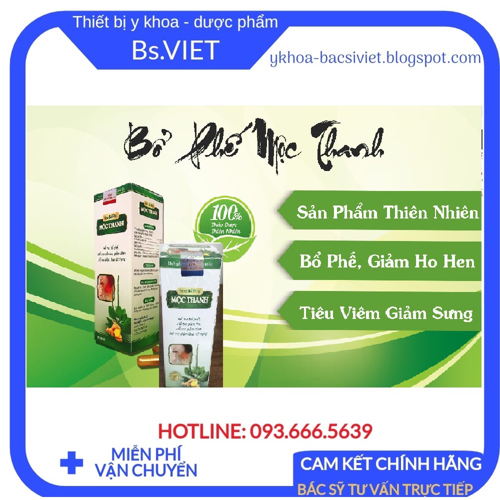 Siro BỔ PHẾ MỘC THANH -Khắc Tinh Viêm họng hạt Viêm Amidan mãn tính- Viêm phế quản- Viêm Phổi- Ho Đờm, Ho Khan hiệu quả