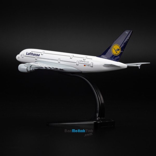 Mô hình máy bay Lufthansa Airbus A380 20cm Everfly