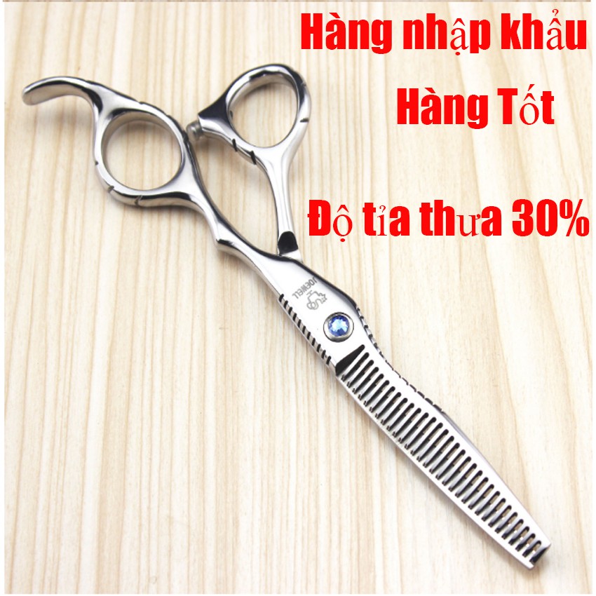 Bộ kéo cắt tóc nam chuyên nghiệp nhập khẩu  Nhật cao cấp Joewell J1 ( Mua một bộ kéo được tặng bao da+lọ dầu+khóa kéo+2l