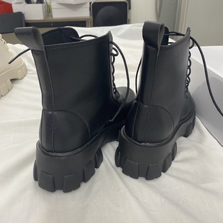 Bốt da cao cổ nữ đế răng cưa mẫu HOT G34
