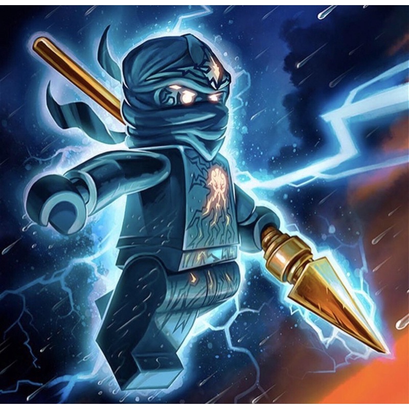[NINJAGO] Nhân vật nrg jay và phụ kiện kèm theo
