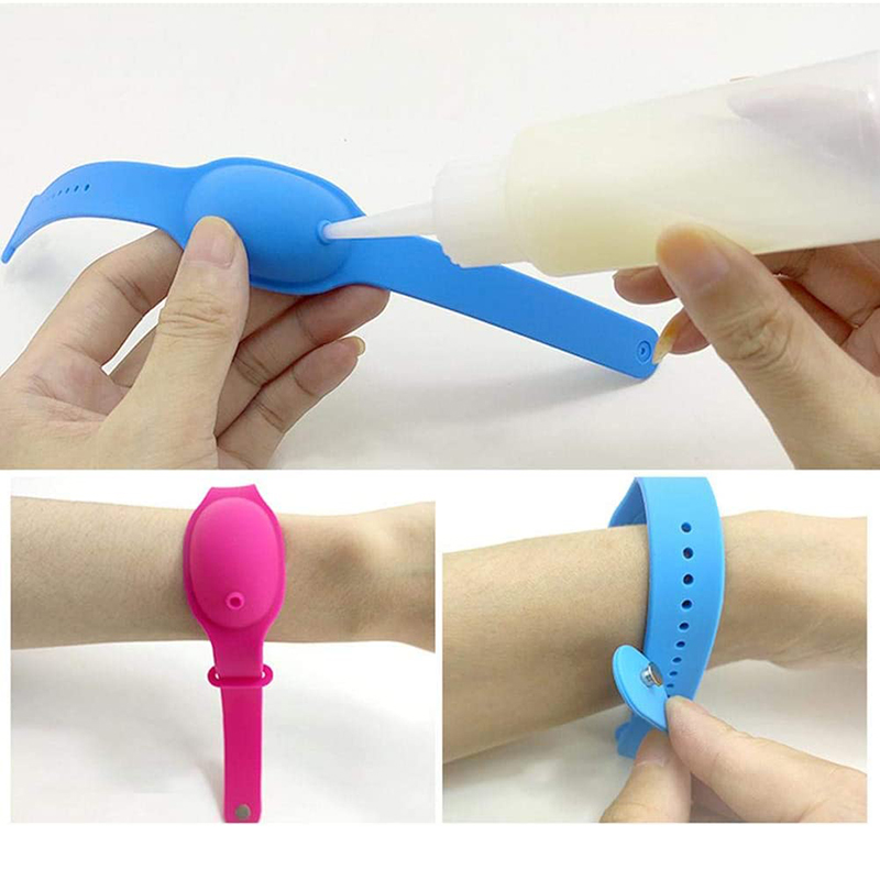 Dây Đồng Hồ Đeo Tay Silicone Không Cần Rửa Tay Tiện Dụng Cho Người Lớn Và Trẻ Em