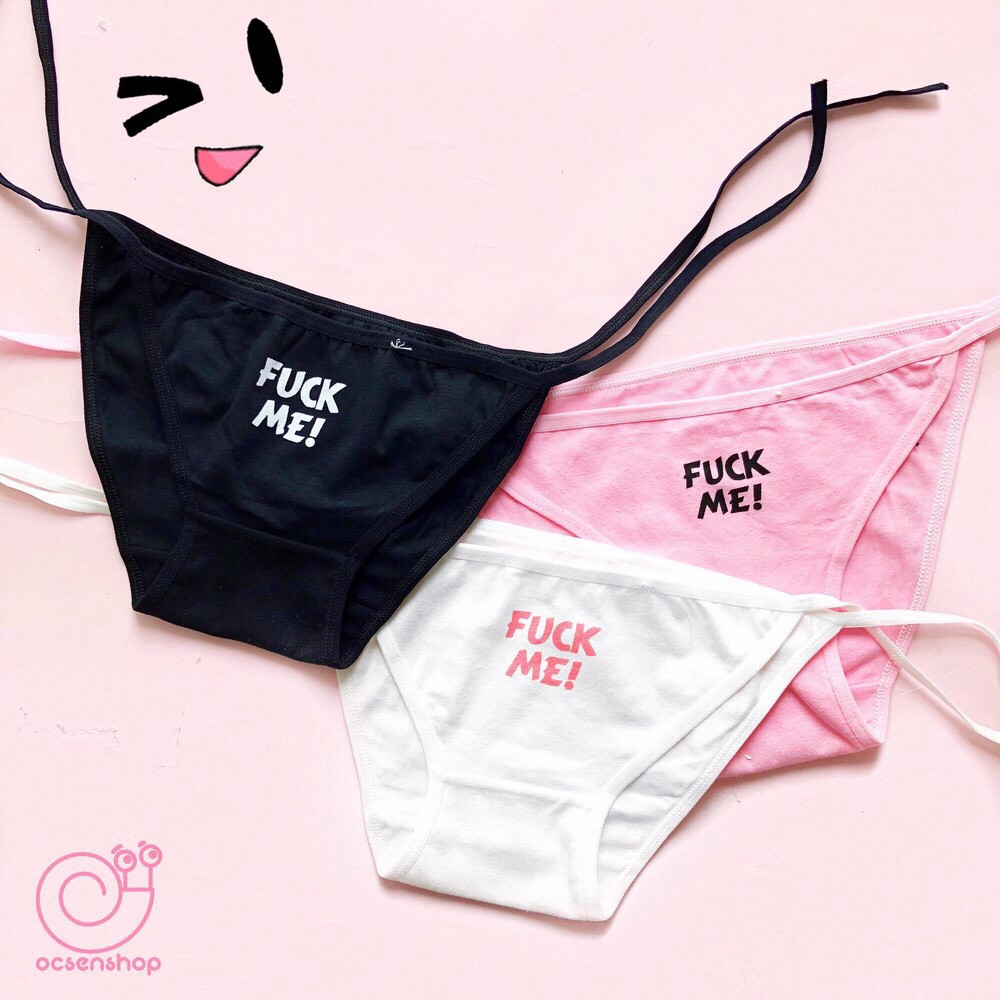 Quần Lót Lọt Khe Nữ Buộc Dây Hông Fuckme Fuck Me Sexy Gợi Cảm Phong Cách Hàn Quốc Ulzzang Dễ Thương Cute Tôn Dáng Mông | BigBuy360 - bigbuy360.vn