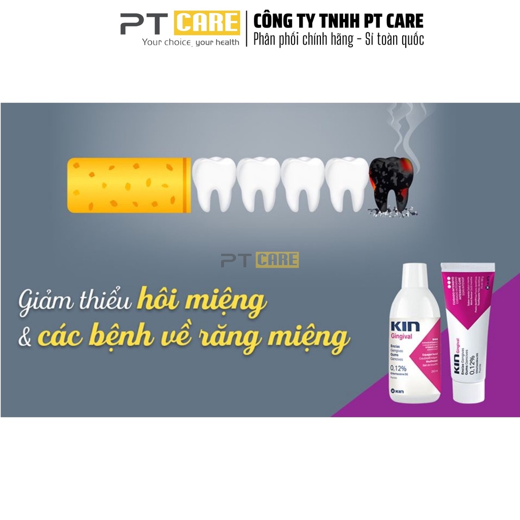 PT CARE | Kem Đánh Răng Kin Gingival Ngăn Ngừa Viêm Nướu 75ml