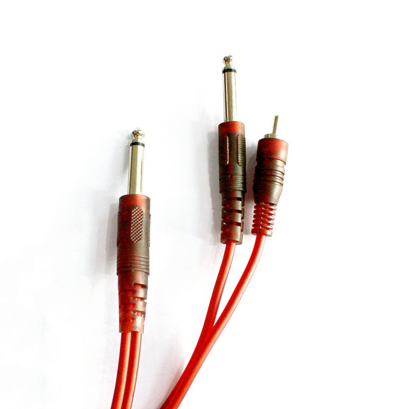 Cáp Chuyển Đổi Âm Thanh Từ Đầu Cắm 1.5m/3m/5m/10m】6.35mm Male Sang RCA+6.35mm Cho Loa