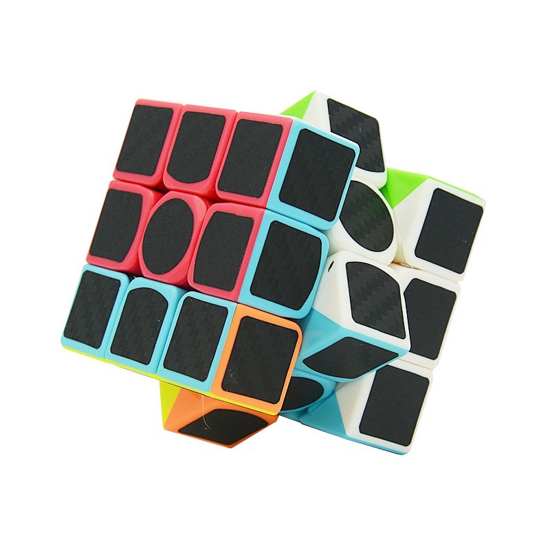 Rubik Cube 3*3*3 Phiên Bản Mặt Vân Cacbon