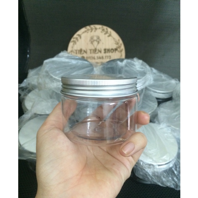 50 hũ nhựa pet nắp nhôm 100ml