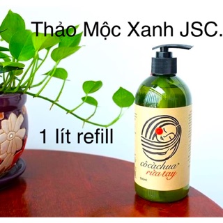 (RẺ VÔ ĐỊCH) 1 LÍT NƯỚC RỬA TAY HỮU CƠ CÔ CÀ CHUA REFILL SIÊU TIẾT KIỆM, MIỄN PHÍ SHIP TỚI 70k.