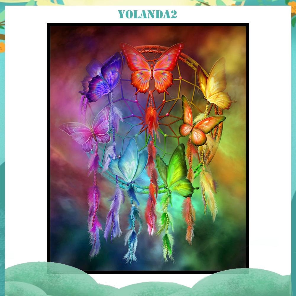 Tranh Thêu Chữ Thập Toàn Bộ 11CT Hình Hoa Chuông Gió