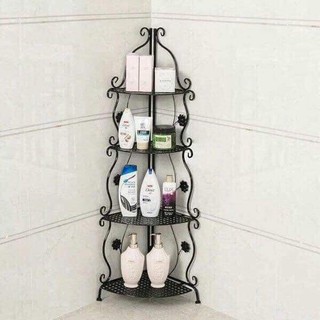 Kệ Góc Sắt 4 Tầng Hoa Văn
