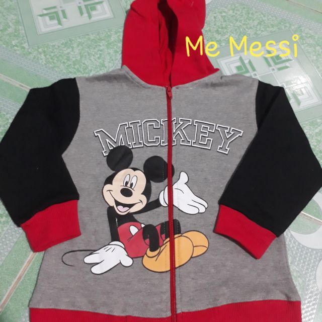 Áo khoác hình mickey cho bé