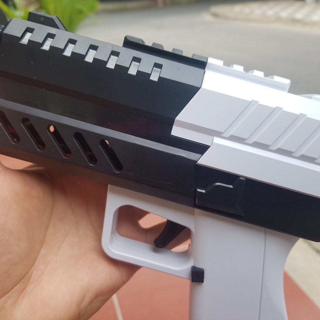 Đồ Chơi Blaster Bọt Xốp Pin Sạc Vận Động Ngoài Trời Kiểu NERF