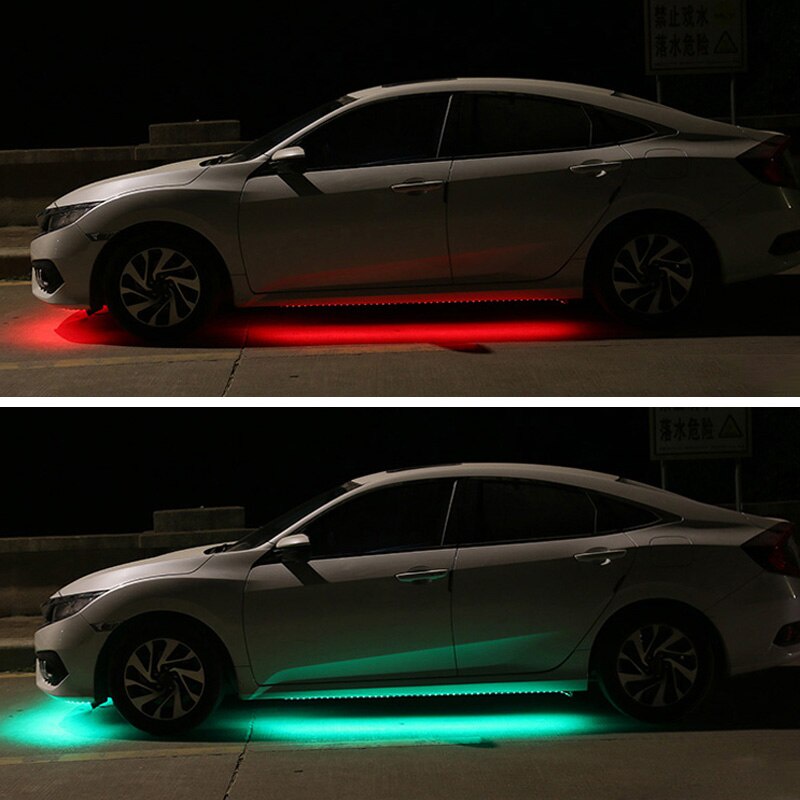 Dây đèn LED BLALION trang trí khung gầm dưới thân xe hơi RGB nhiều màu sắc chống thấm nước điều khiển ứng dụng