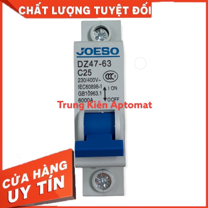 Aptomat 10A 25A một pha bảo vệ quá tải ngắn mạch