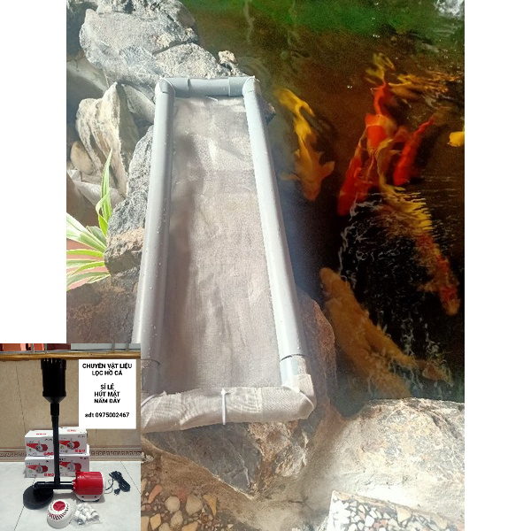Baki lọc hồ cá lọc dàn mưa kt  48  x 20  x 16cm