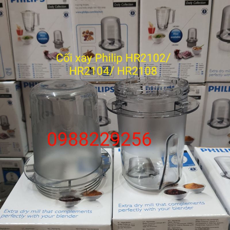 Cối xay khô Philip HR2108