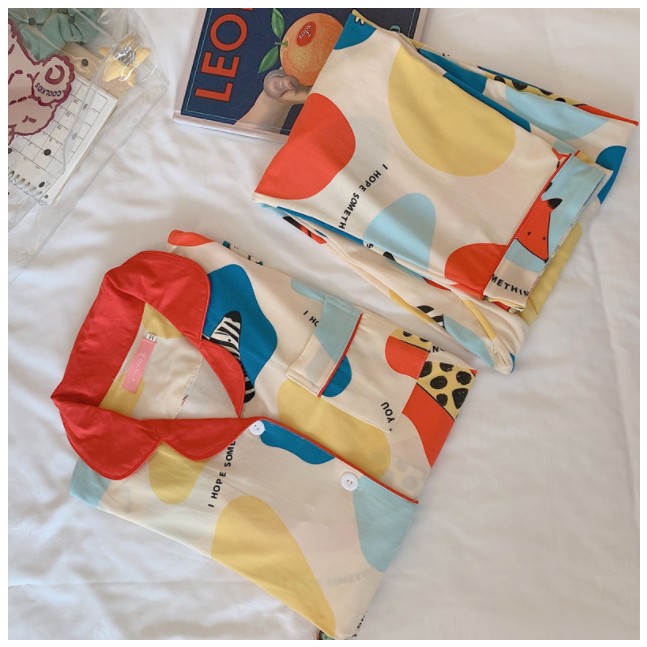 Bộ đồ pijama bầu và cho con bú nhiều màu