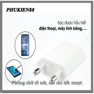 Củ sạc iPhone dẹt zin Foxconn [BH 12T] thích hơn IP 6/7/8/X/XS