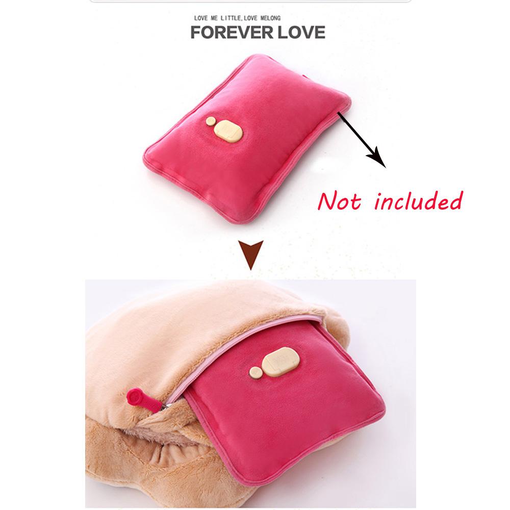 CONOPERY Gối Giữ Ấm Tay Mềm Mại Màu Nâu Dễ Thương