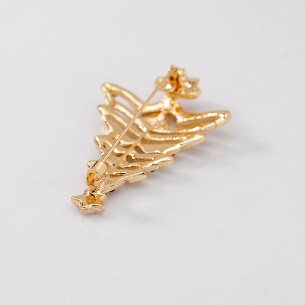 Ghim Cài Áo Hình Cây Thông Giáng Sinh Dễ Thương|Phụ Kiện Quần Áo Thời Trang Dễ Thương Cho Bé Gái