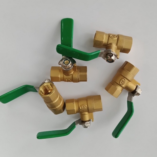 Van gạt khóa máy nén khí, van khóa 1/4 loại ren trong 13mm