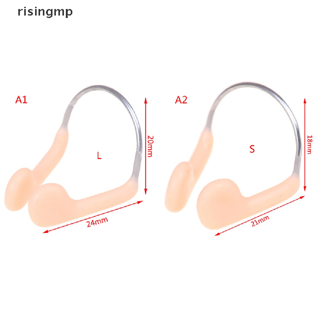 Kẹp mũi bằng thép silicon mềm không trượt đi bơi lặn