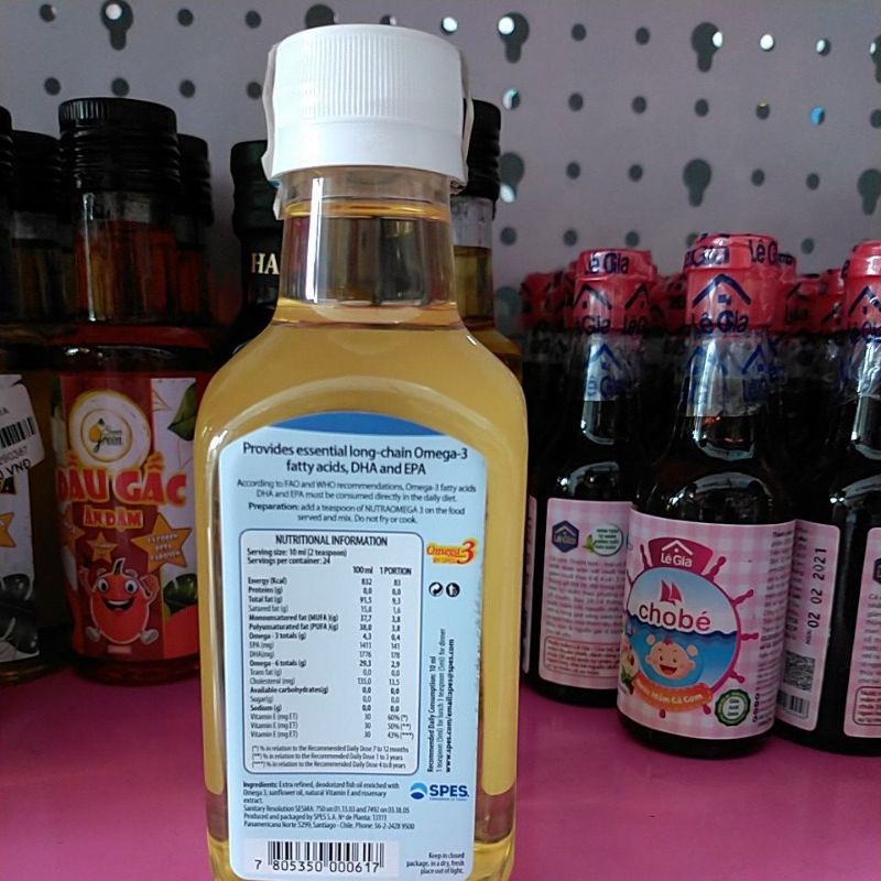 Dầu Nutra Omega 3 cá hồi - 240ml