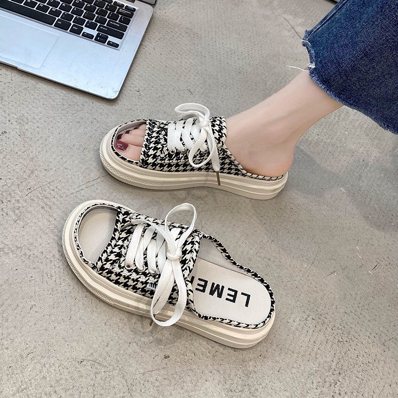 Giày Sục Nữ Hở Mũi Cao Cấp hàng chuẩn đẹp, phối đồ dễ dàng, lên chân tôn dáng