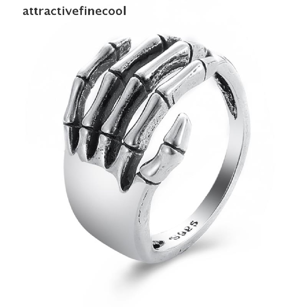 Nhẫn Đeo Tay Hình Bộ Xương Phong Cách Hip Hop Cá Tính Cho Nam Và Nữ