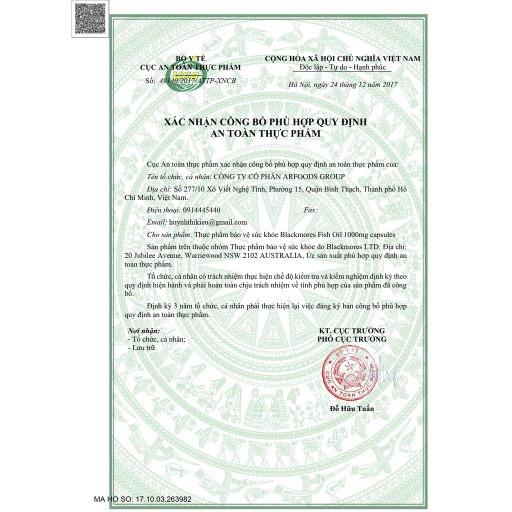 Dầu cá Blackmore Odourless fish oil Mini Caps 400 viên của Úc | Thế Giới Skin Care