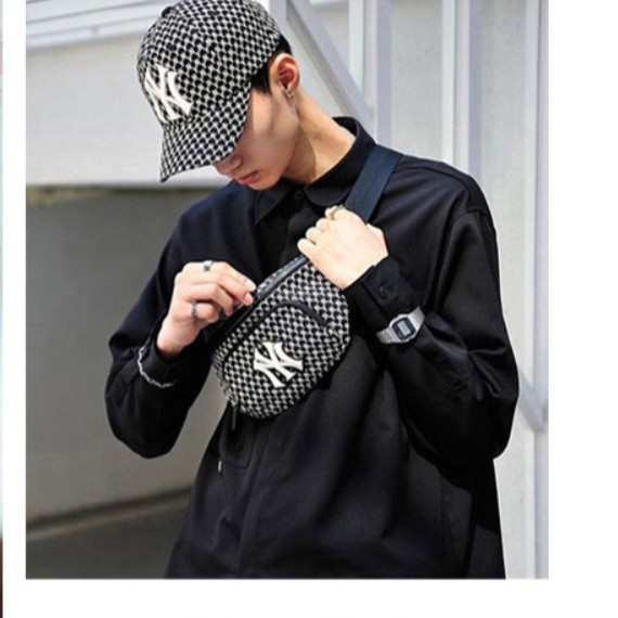 Túi đeo chéo ngực thêu chữ NY thời trang cho nam nữ | BigBuy360 - bigbuy360.vn