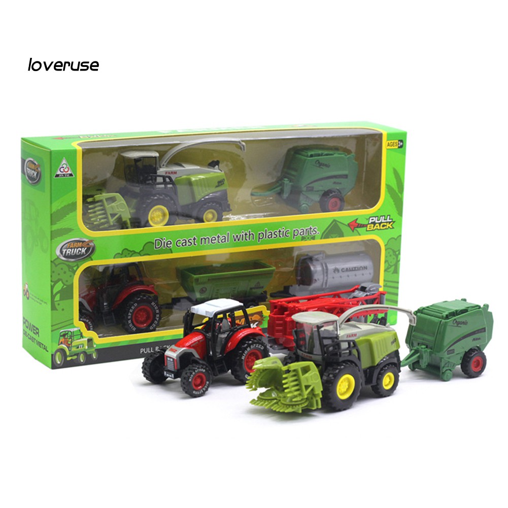 Set 2 Mô Hình Xe Công Nông Đồ Chơi Tỉ Lệ 1 / 42