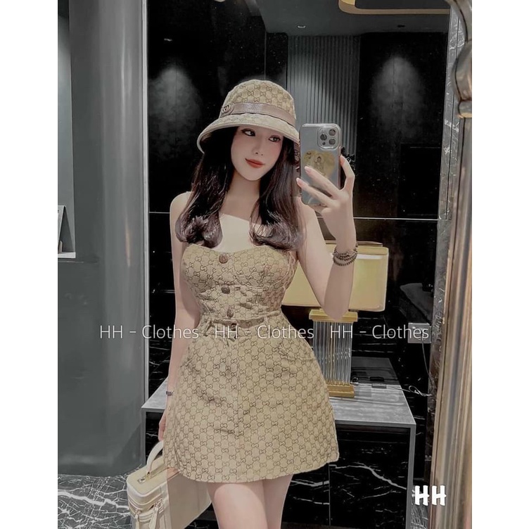 SET BỘ ĐỒ NỮ 2 DÂY CÚP NGỰC HỌA TIẾT GC HOTGIRL SIÊU SANG CHẢNH, THỜI TRANG