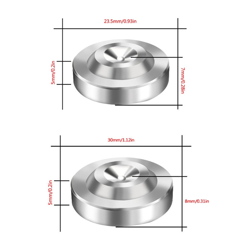 Bộ 4 Miếng Đệm Bảo Vệ Loa HiFi 23 5 + 7 30 + 8mm Tùy Chỉnh Tiện Dụng
