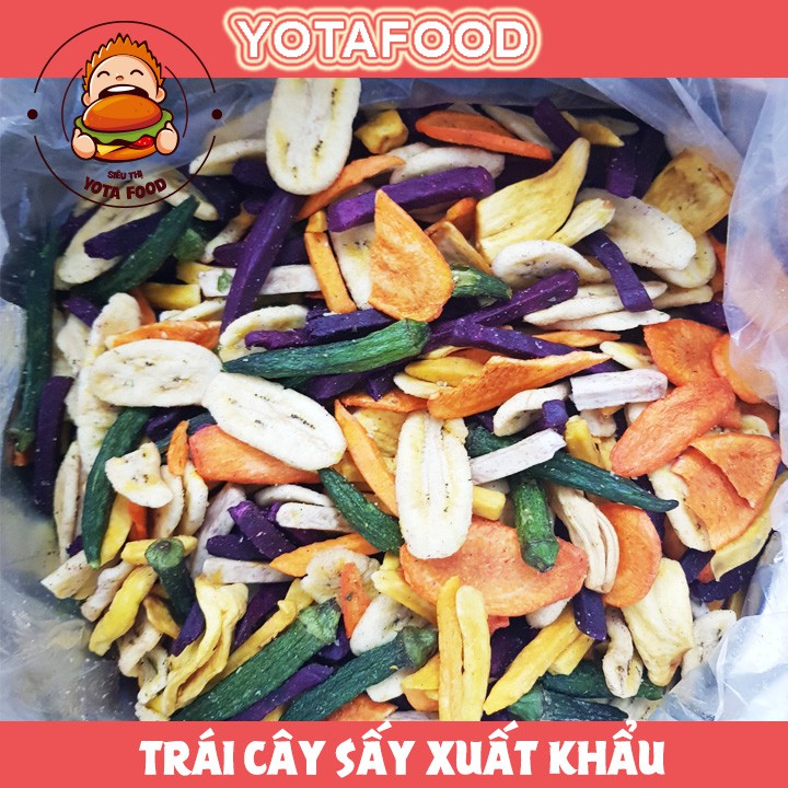 1 Kí Trái Cây Sấy ( Thập Cẩm Sấy hàng xuất khẩu ) | Đủ vị | Yotafood