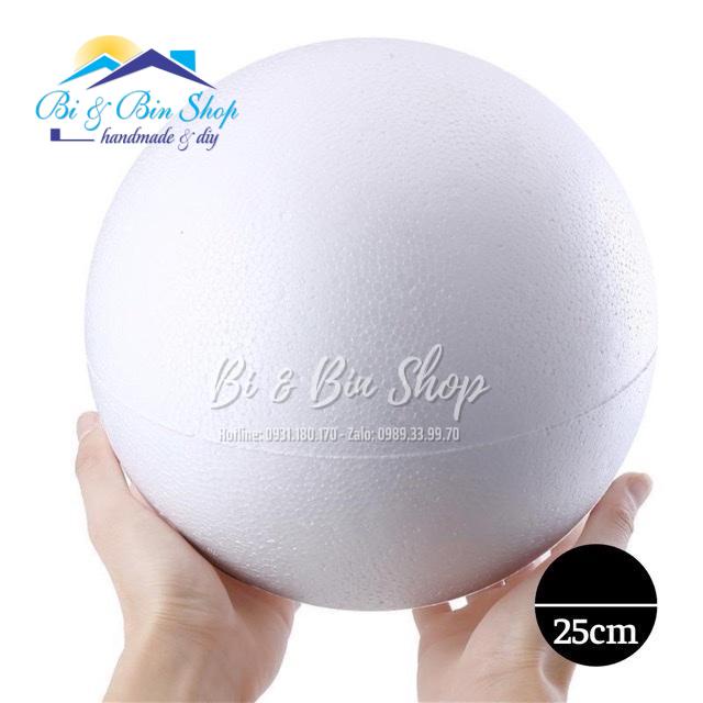 Quả Cầu Xốp Dùng Trang Trí Giáng Sinh, Làm Người Tuyết, Bó Hoa Cô Dâu