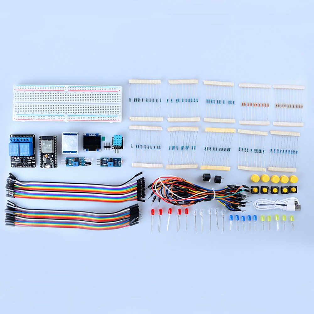 Set 177 món dụng cụ làm arduino DIYMORE ESP32 wifi đầy đủ tiện lợi
